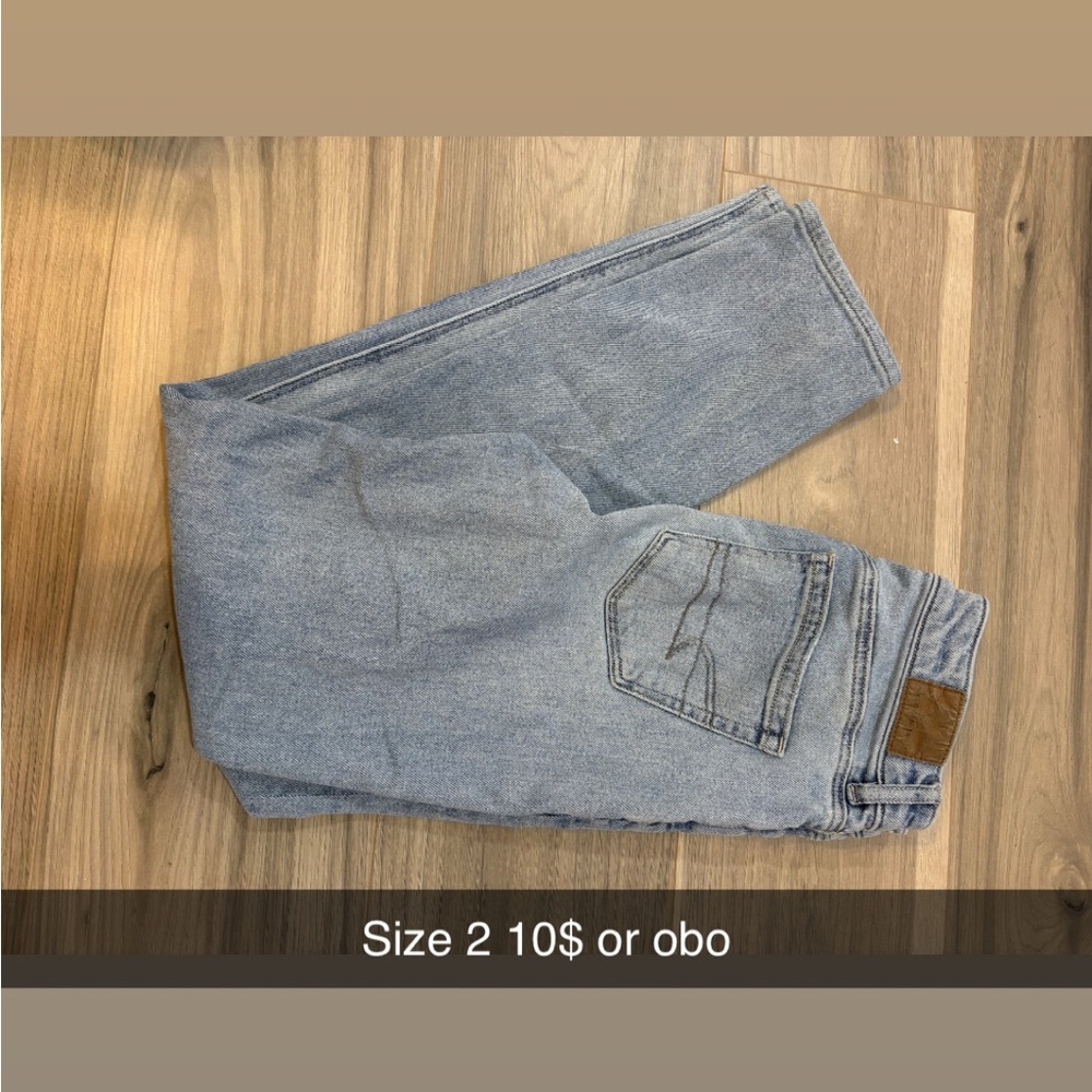 American Eagle Outfitters High Rise Jeans - Light Blue